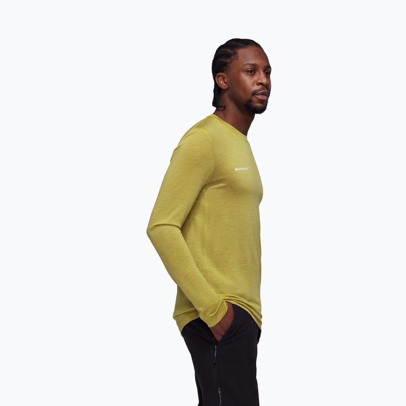 Férfi hosszú ujjú felső Mammut Tree Wool FL aura melange 01690 3