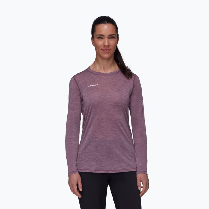 Női hosszú ujjú felső Mammut Tree Wool FL flux melange 01700