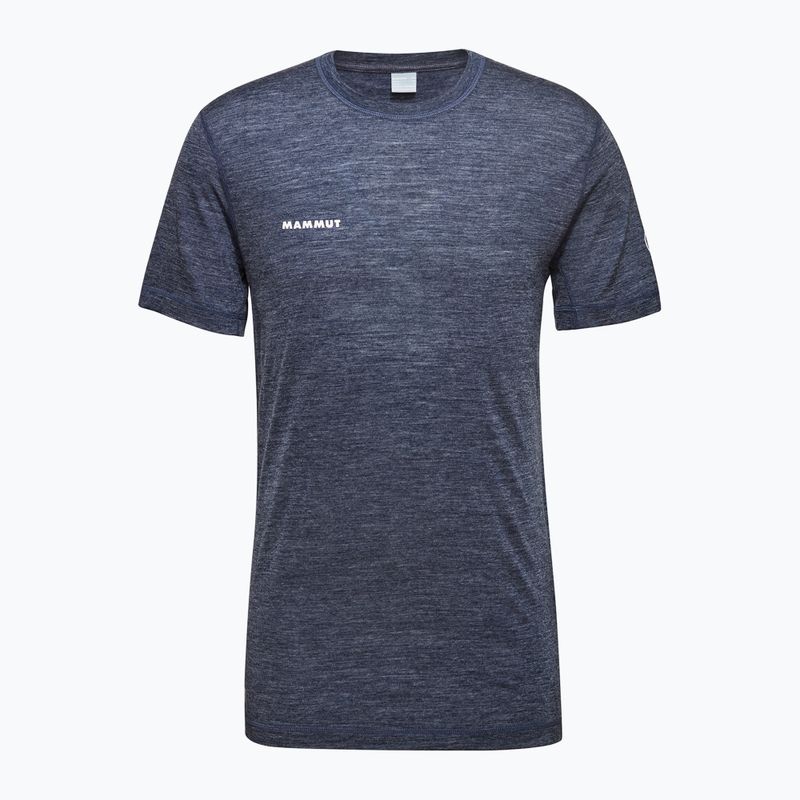 Mammut Tree Wool FL férfi trekking póló tengeri melange 4