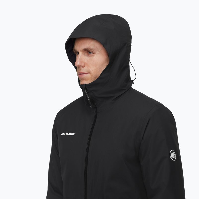 Férfi esőkabát Mammut Linard HS Thermo Hooded Jacket Men black 4