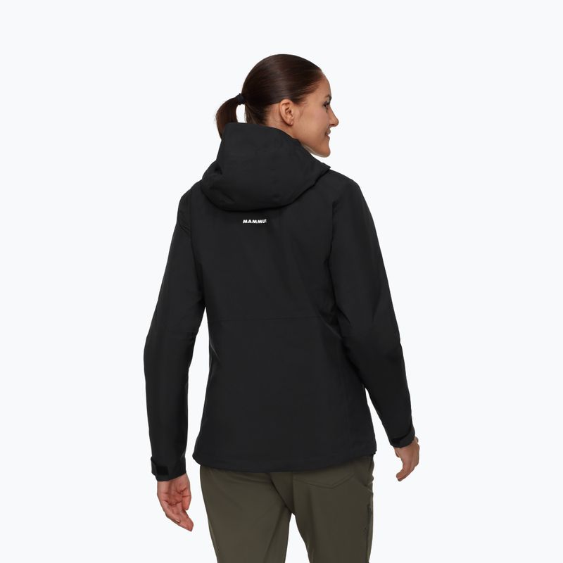 Női esőkabát Mammut Linard HS Thermo Hooded Jacket Women black 2
