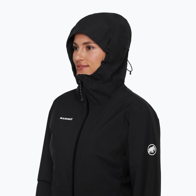 Női esőkabát Mammut Linard HS Thermo Hooded Jacket Women black 4