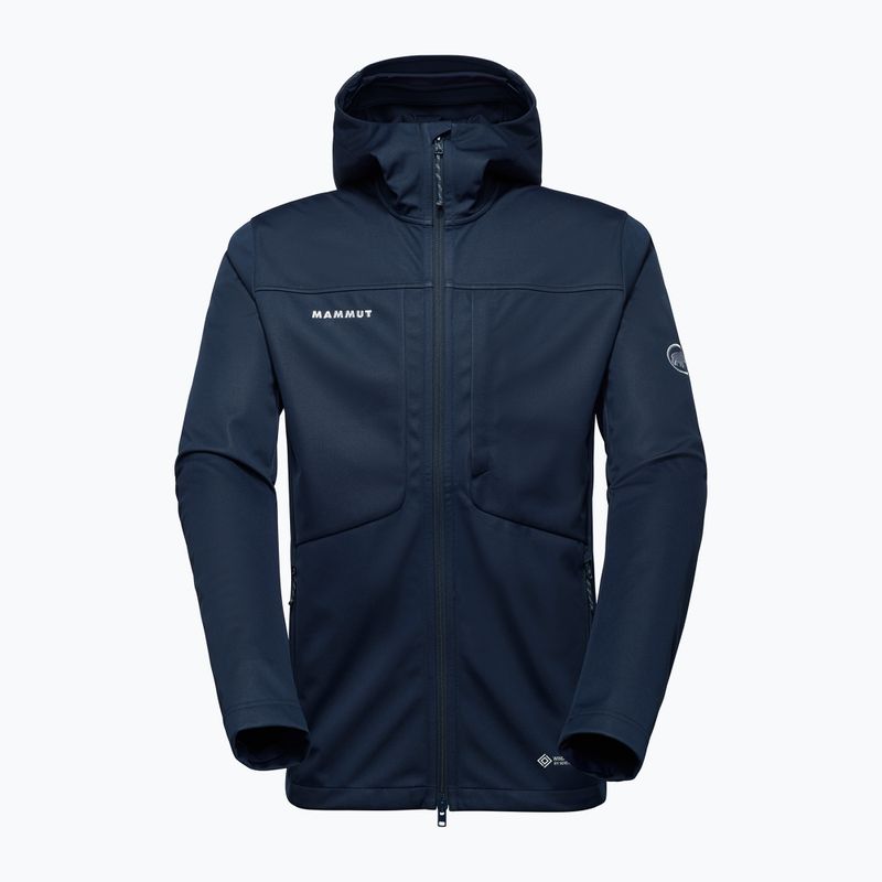 Férfi softshell dzseki Mammut Ultimate VIII Softshell Hooded navy 4