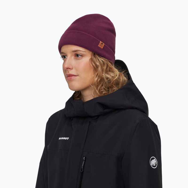 Téli sapka Mammut Fleece wine 3