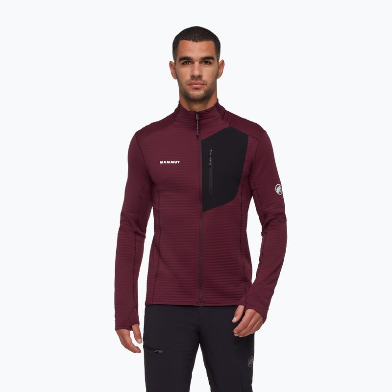 Férfi pulóver Mammut Taiss Light ML burgundy/black