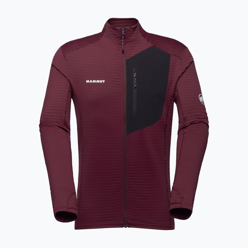 Férfi pulóver Mammut Taiss Light ML burgundy/black 4