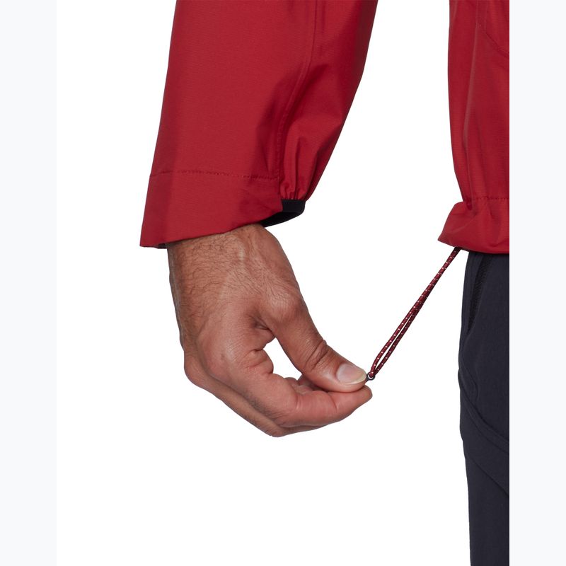 Férfi szélálló dzseki Mammut Ducan HS Hooded dark mammut red 7