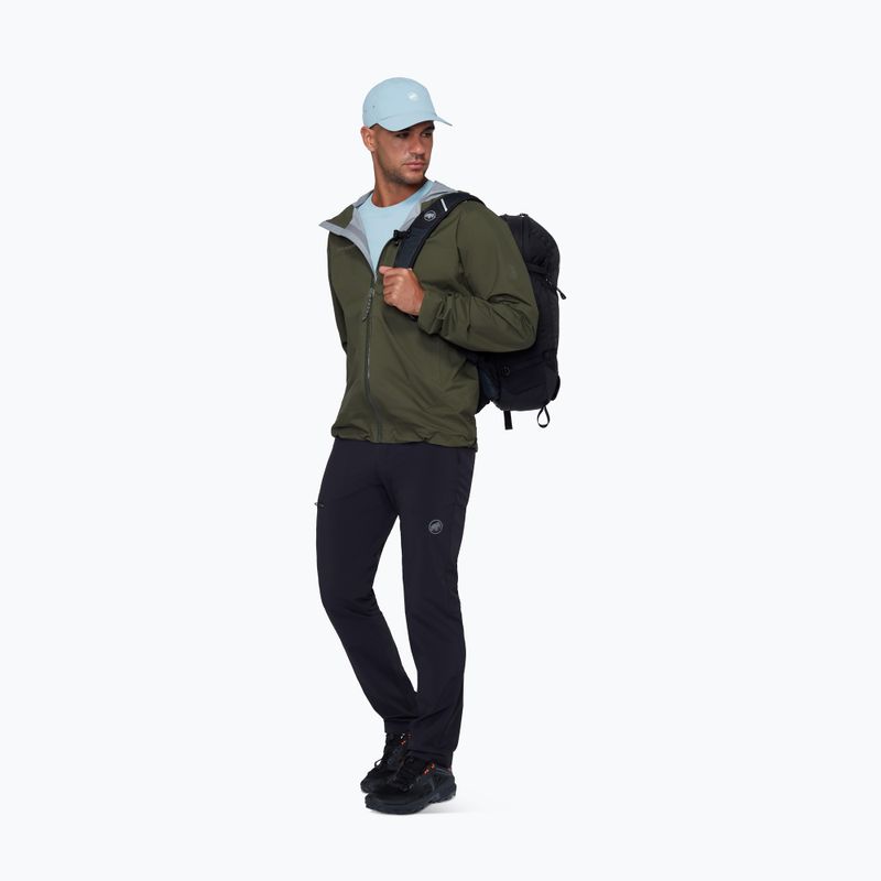 Férfi szélálló dzseki Mammut Ducan HS Hooded dark mesh 2
