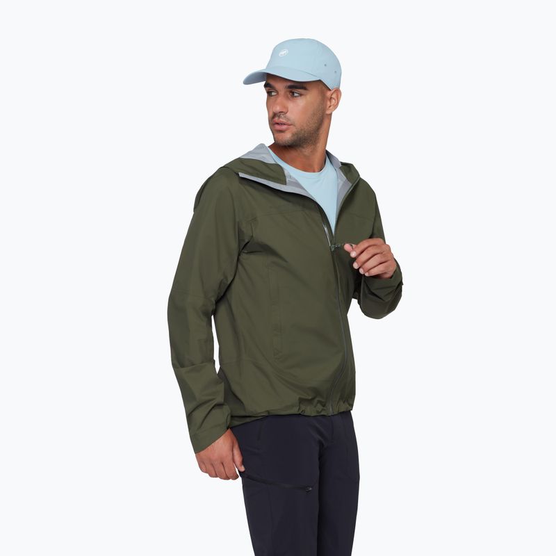 Férfi szélálló dzseki Mammut Ducan HS Hooded dark mesh 4