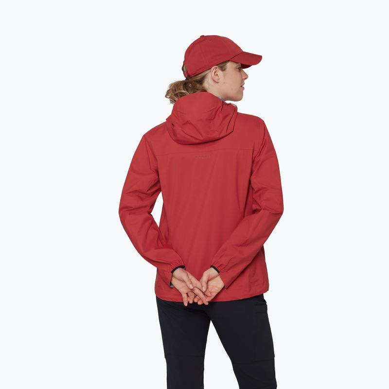 Női szélálló dzseki Mammut Ducan HS Hooded dark mammut red 3