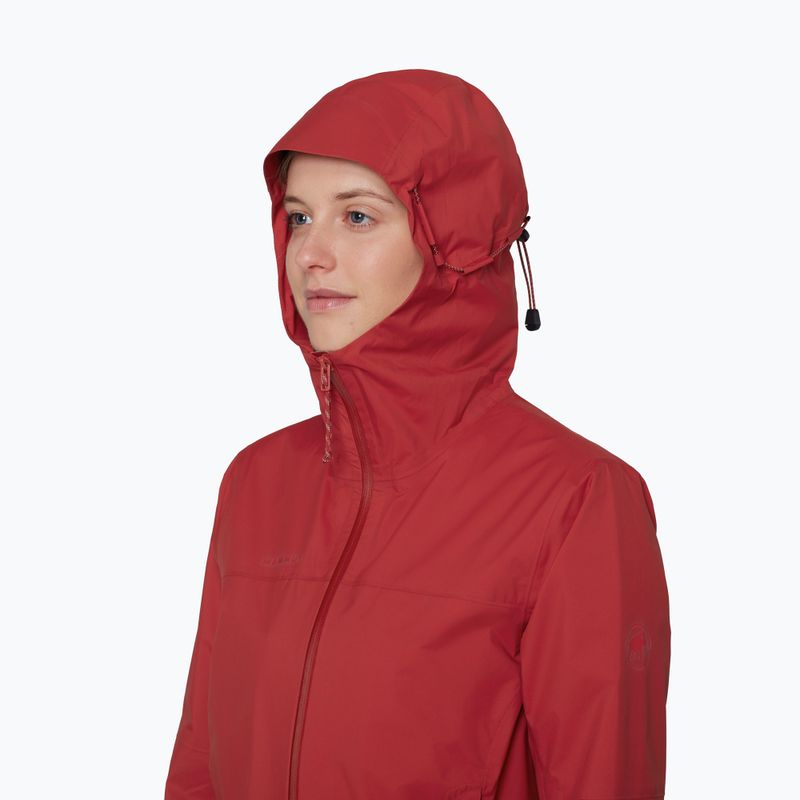 Női szélálló dzseki Mammut Ducan HS Hooded dark mammut red 5