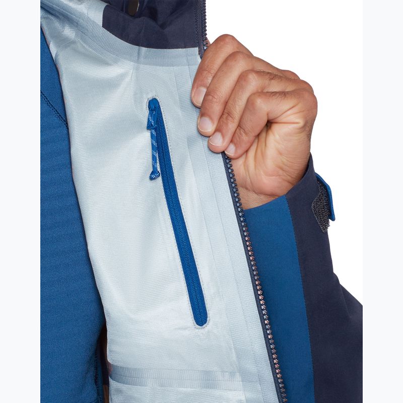 Férfi esőkabát Mammut Crater IV HS Hooded sweatshirt/marine 6