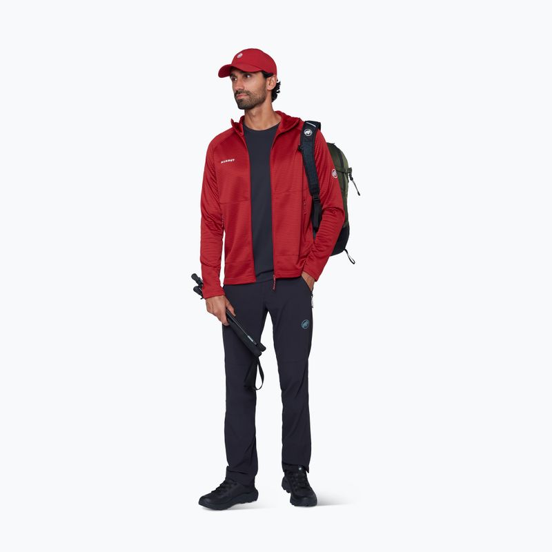Férfi túrafelső Mammut Crag ML Hooded dark mammut red 2