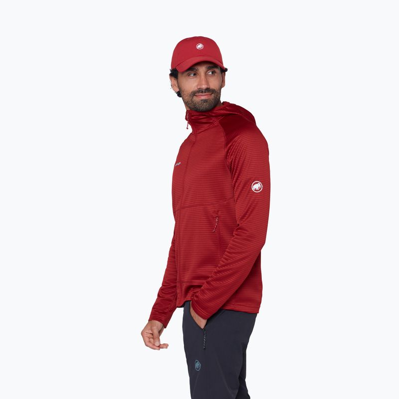 Férfi túrafelső Mammut Crag ML Hooded dark mammut red 4