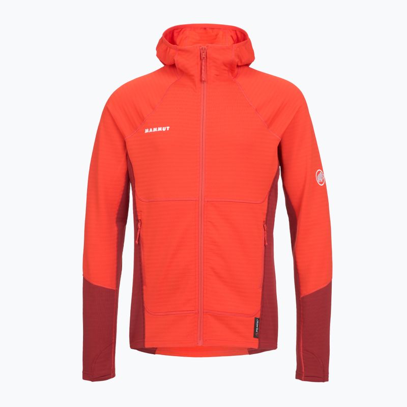 Férfi pulóver Mammut Taiss ML Hooded mammut red/dark mammut