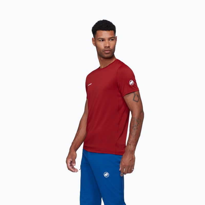 Férfi póló Mammut Selun FL dark mammut red 4
