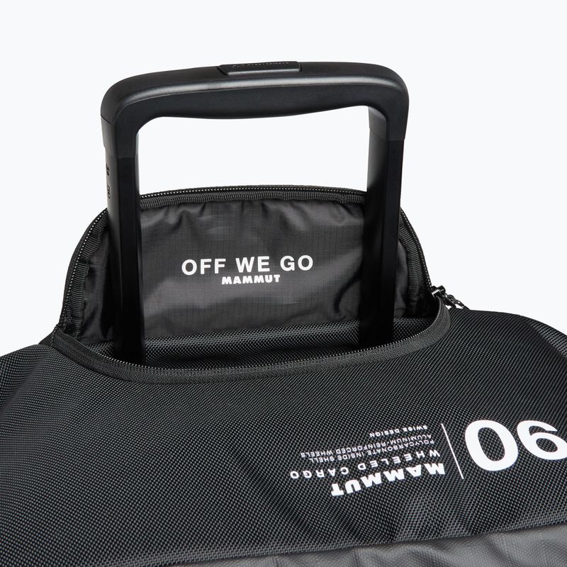 Utazó bőrönd Mammut Wheeled Cargo 90 Black 5