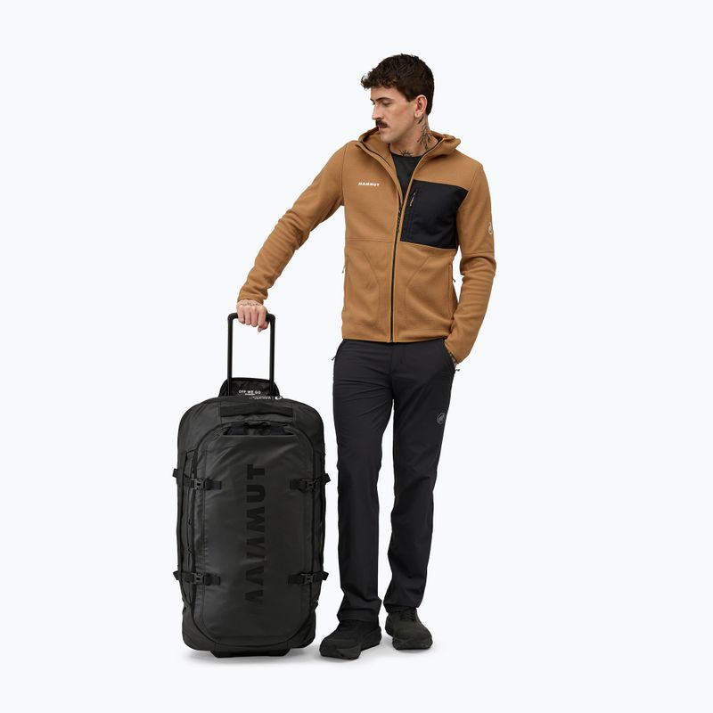 Utazó bőrönd Mammut Wheeled Cargo 90 Black 6