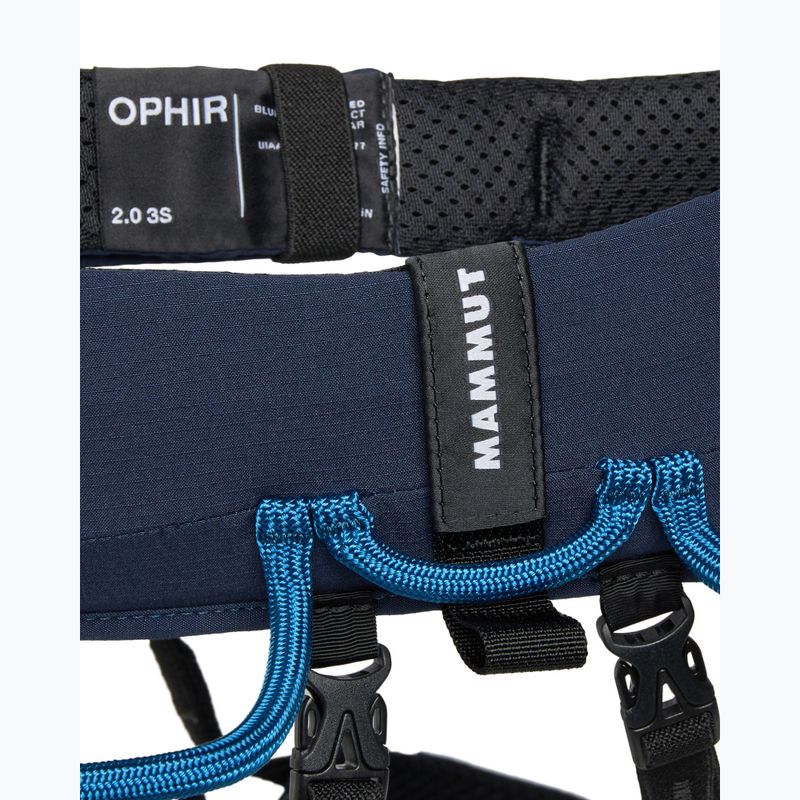 Hegymászó hám Mammut Ophir 3 Slide 2.0 Harness marine/sapphire 4