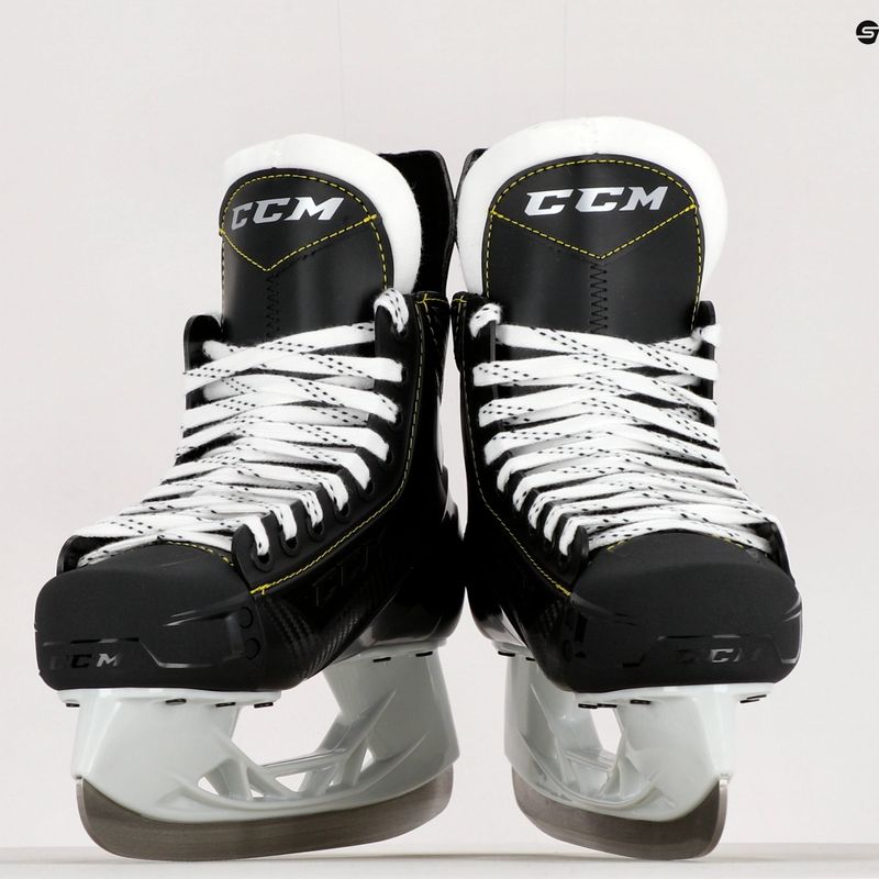 CCM Super Tacks 9350 Junior hokikorcsolya fekete 9350JR 9