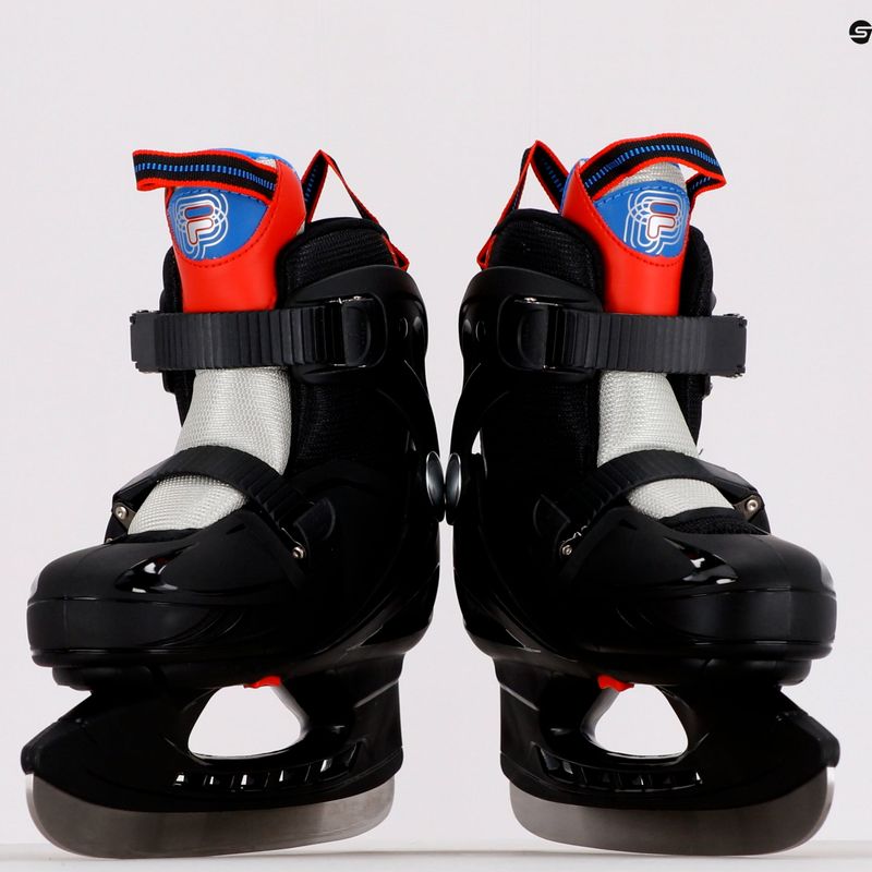 Gyermek korcsolya FILA J-One HR black/red/blue 9