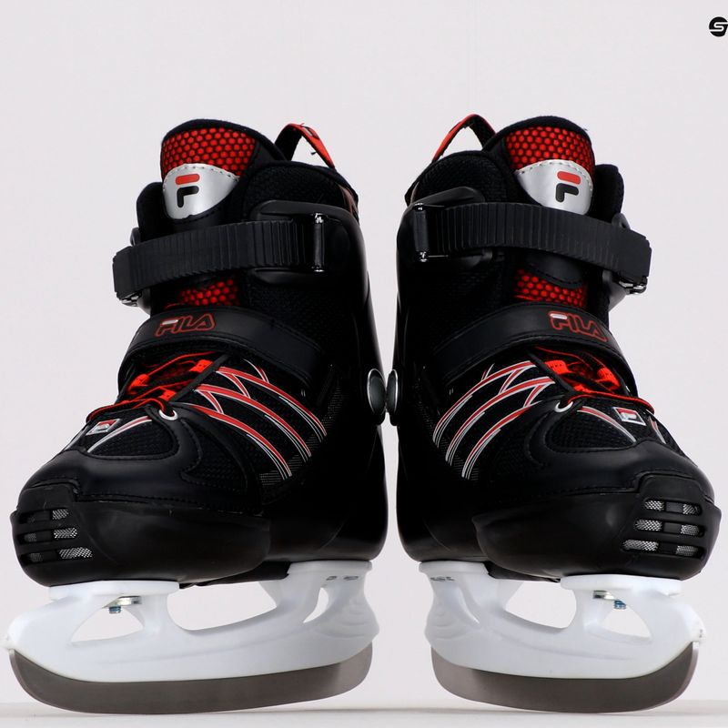 Gyermek korcsolya FILA X-One black/red 10