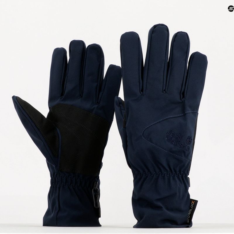 Jack Wolfskin Stormlock Highloft trekking kesztyű tengerészkék 1904433_1010_001 6