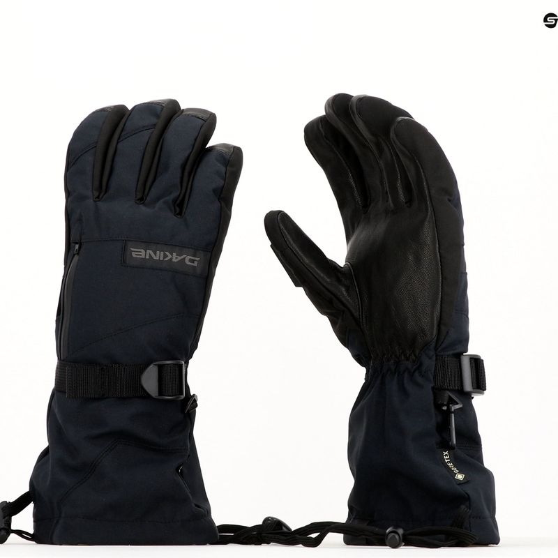 Férfi Dakine Leather Titan Gore-Tex snowboard kesztyűk fekete D10003155 12