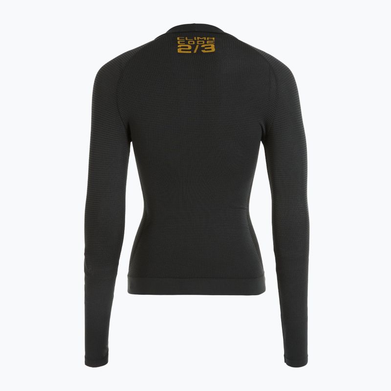 Női kerékpáros hosszú ujjú ASSOS tavaszi őszi bőr réteg P1 W antracit szürke 2