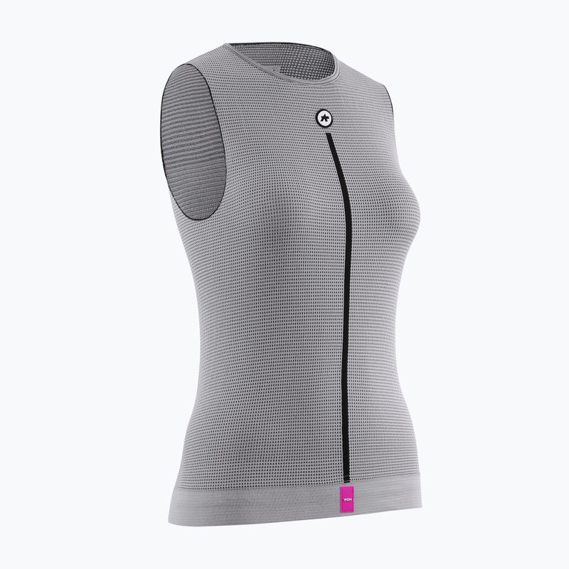 Női kerékpáros pulóver ASSOS nyári NS Skin Layer P1 szürke 3