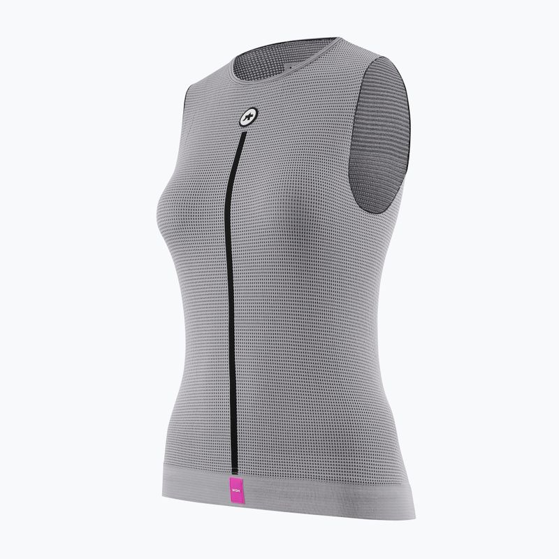 Női kerékpáros pulóver ASSOS nyári NS Skin Layer P1 szürke 4