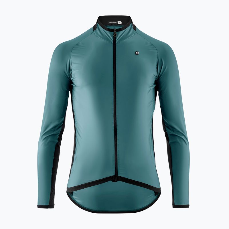 Férfi ASSOS Mille GT C2 Wind foundation zöld kerékpáros kabát