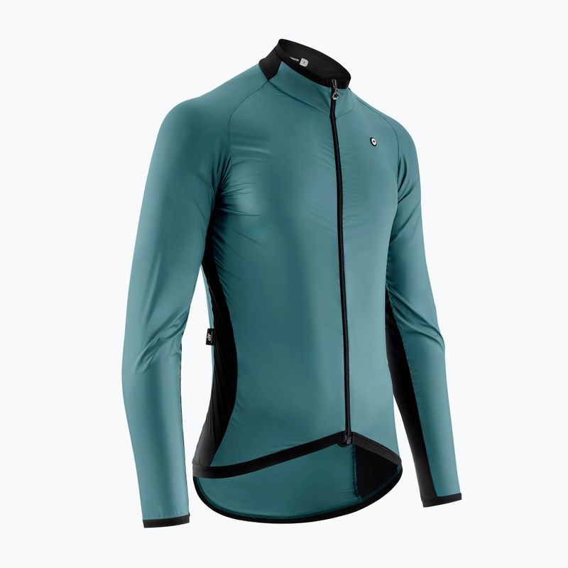 Férfi ASSOS Mille GT C2 Wind foundation zöld kerékpáros kabát 3