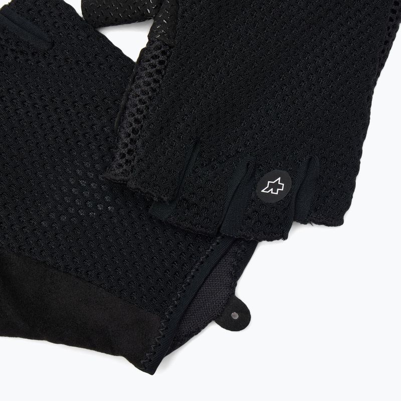 ASSOS Endurance S11 fekete kerékpáros kesztyű 4