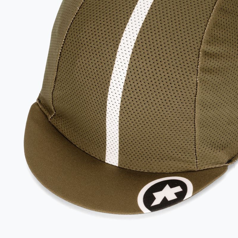 ASSOS kerékpáros sapka terra homok 3
