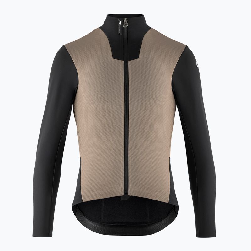 Férfi ASSOS Mille GT Hashoogi 3/3 Winter S11 dune sand kerékpáros kabát