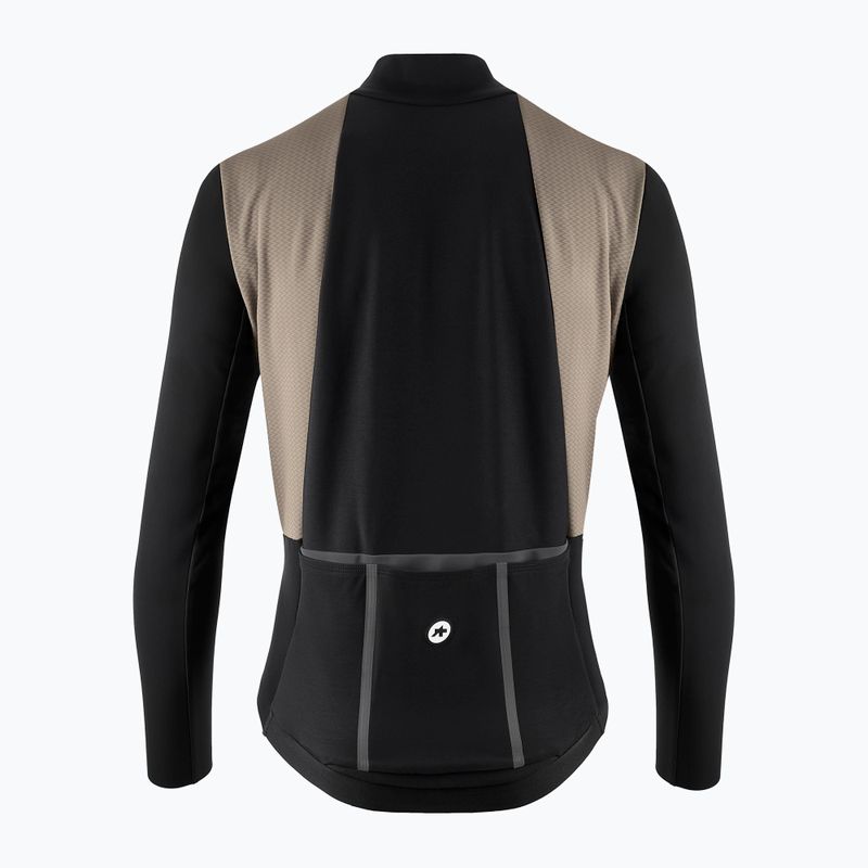Férfi ASSOS Mille GT Hashoogi 3/3 Winter S11 dune sand kerékpáros kabát 2
