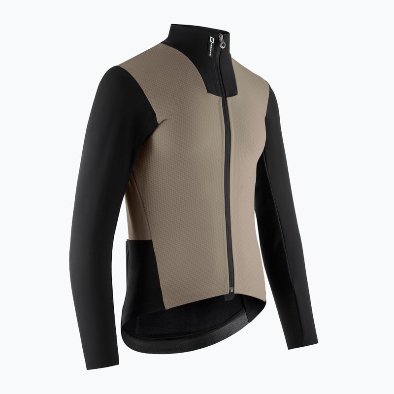 Férfi ASSOS Mille GT Hashoogi 3/3 Winter S11 dune sand kerékpáros kabát 3