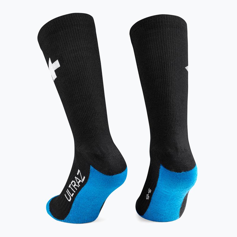 ASSOS Ultraz Winter P1 zokni fekete 2