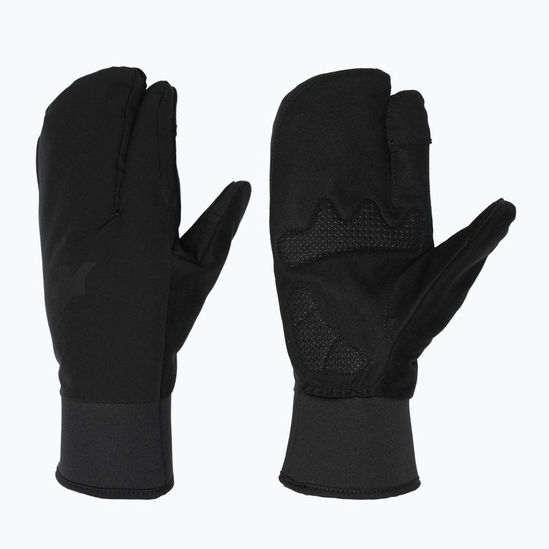 ASSOS Ultraz Winter P1 fekete kerékpáros kesztyű