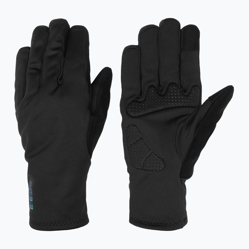 ASSOS Winter P1 fekete kerékpáros kesztyű