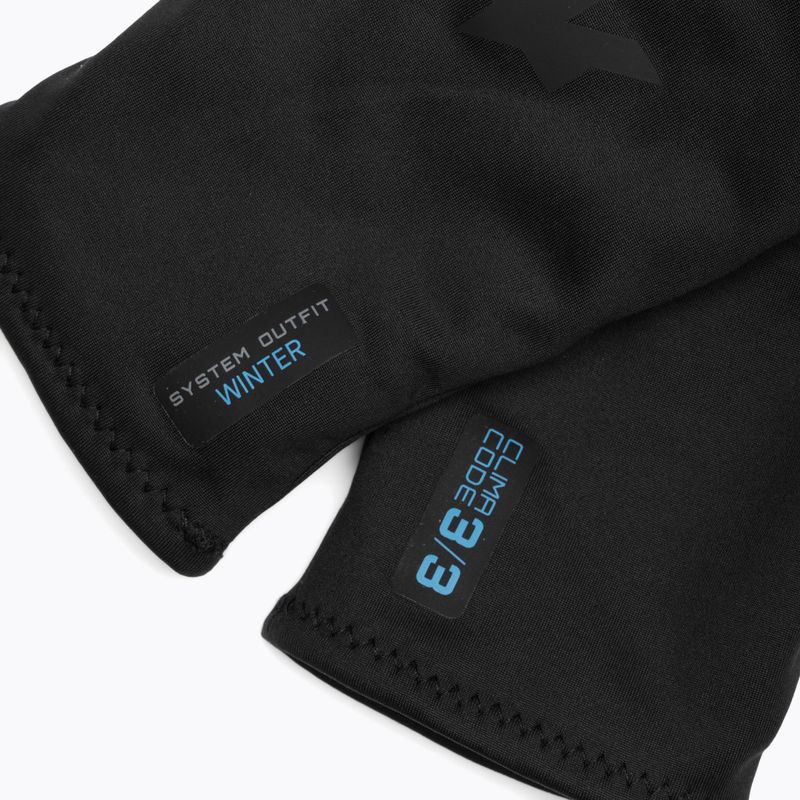 ASSOS Winter P1 fekete kerékpáros kesztyű 5