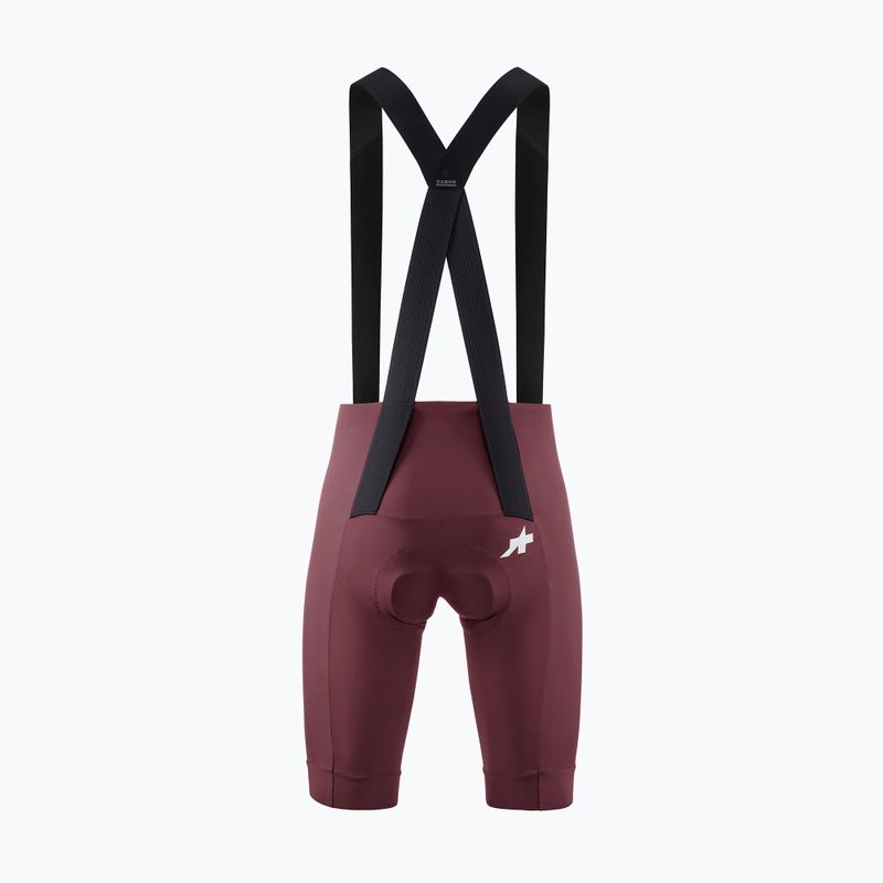 Férfi kerékpáros rövidnadrág ASSOS Mille GT S11 Bib Shorts burgundy red 2