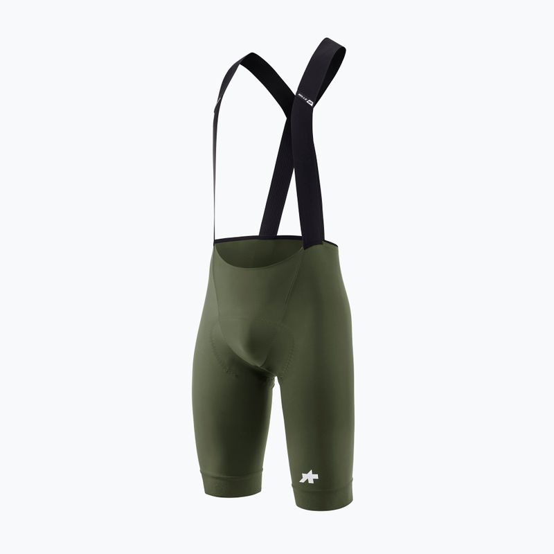Férfi kerékpáros rövidnadrág ASSOS Mille GT S11 Bib Shorts moss green 4