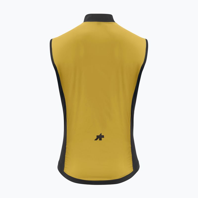 Férfi kerékpáros mellény ASSOS Mille GT Wind S11 golden yellow 2