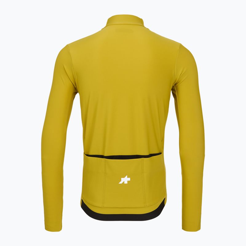 Férfi kerékpáros hosszú ujjú póló ASSOS Mille GT Spring Fall Jersey S11 golden yellow 2