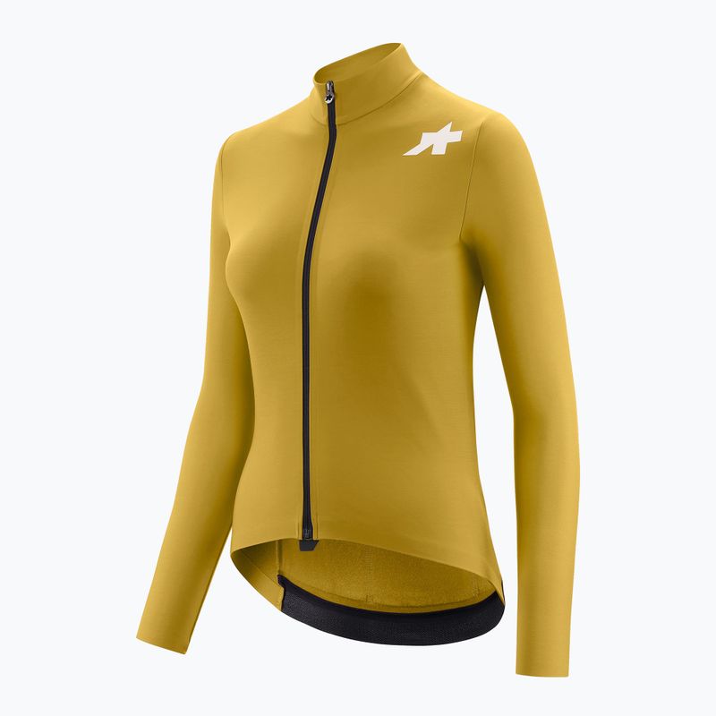 Női kerékpáros hosszú ujjú póló ASSOS Mille GT Spring Fall Jersey S11 golden yellow 3