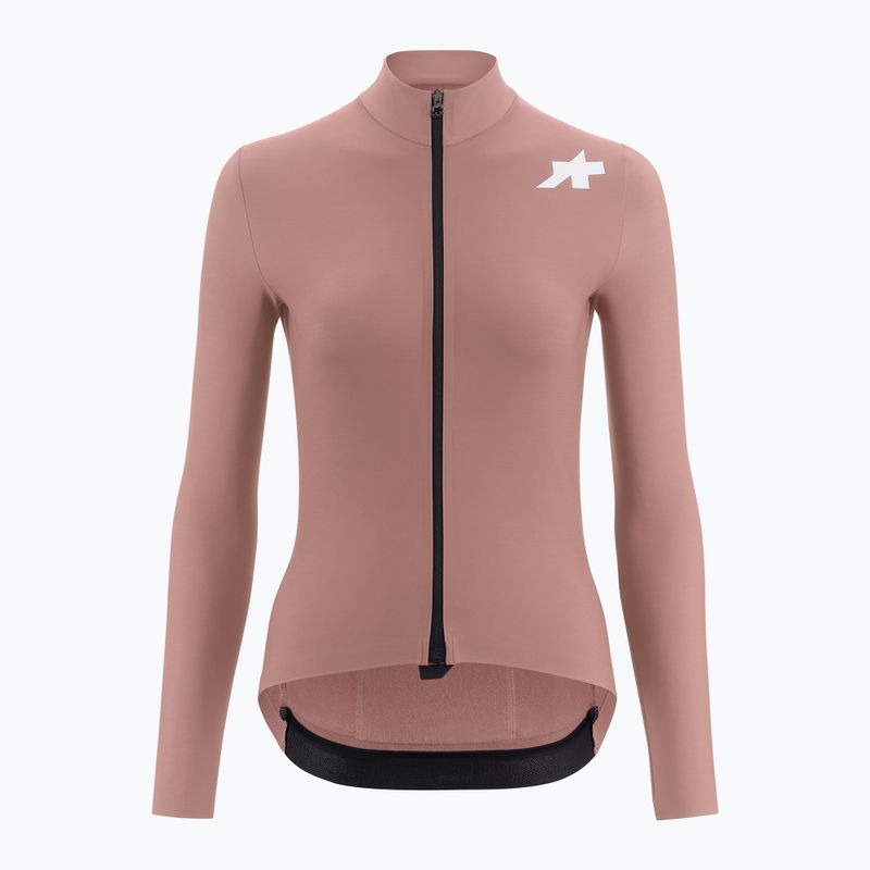 Női kerékpáros hosszú ujjú póló ASSOS Mille GT Spring Fall Jersey S11 blossom pink
