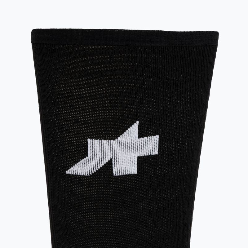 Zokni ASSOS Equipe Spring Fall P1 black 3