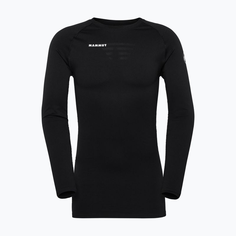 Férfi termoaktív pulóver Mammut All-Mountain Seamless BL Mid fekete/fehér 4